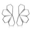 Geometric Hollow Trendy Earrings Alloy Material Fashion Jewelry Women For