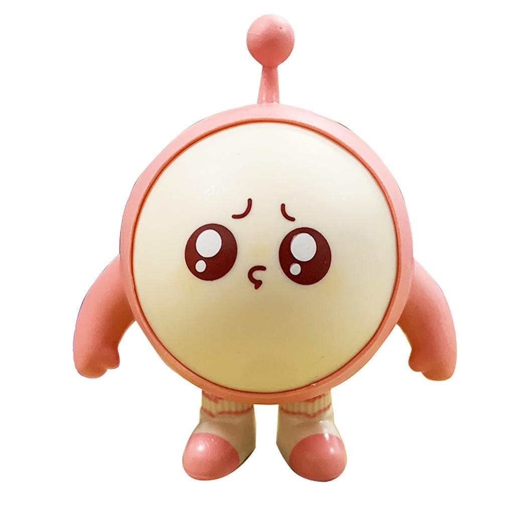 Party Playful Egg Pvc Dolls Six Colorful Designs Ideal For Kids Decoration Room