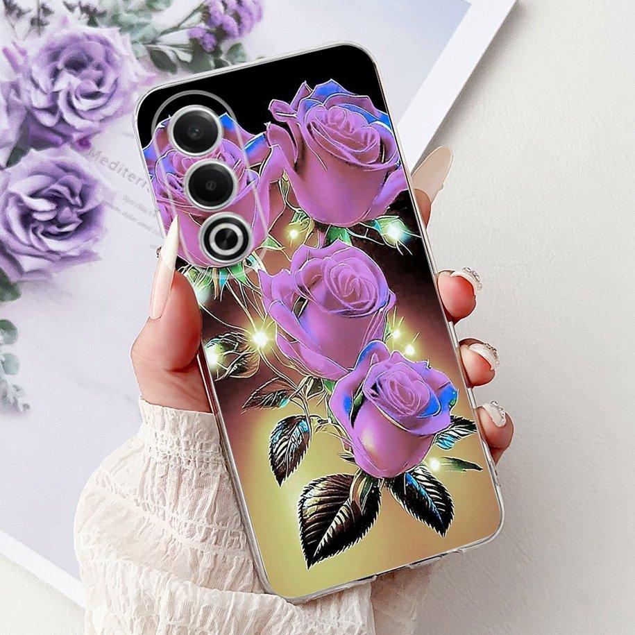 For OPPO K12x A80 Case 2024 New Fashion Love Heart Soft Silicone Back Cover For OPPO A3 Pro 5G CPH2639 A 80 K 12x CPH2667 Bumper