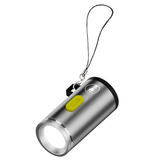 Outdoor Mini Flashlight USB Rechargeable High Lumens Aluminum Alloy Ultra