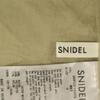 SNIDEL SWFO212009 Short sleeve Back design: Pleated one piece beige Women Used