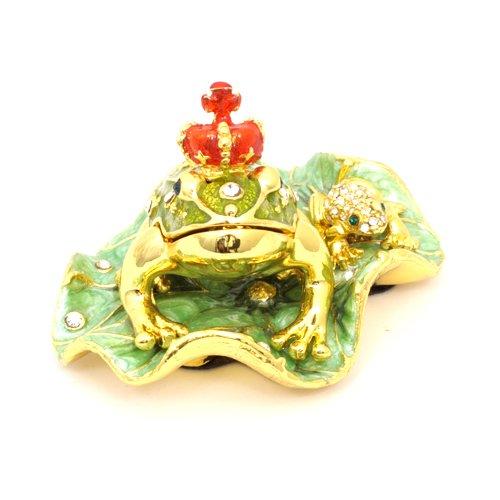 <Crown Frog (King Frog)> Pierce Jewelry Box