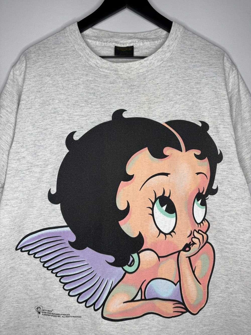 Vintage Vintage 1994 Angel Betty Boop Tee Shirt Reprint AN49219 S