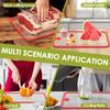 Kitchen Cutting Board Tempered Glass Cutting Board Multifunc Cutting Mat Serving Tray Kitchen Chopping Board for Fruit and Meat