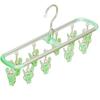 Almor Mini Green Laundry Dryer with 10 Hangers, Clean and Durable Aluminum Frame