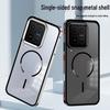 Aluminum Alloy Snap-Button Phone Case with Magnetic Back for iQOO 15 Ultra - Ideal for Cross-Border Use