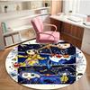 Coraline Print Round Rug, Washable Floor Carpet, For Entryway Dorm Laundry Room Office Study, Home Decor Birthday Christmas Gift