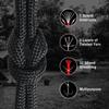 7 Kerne 550 Paracord-Schnur 5 15 30 M Dia.4mm Für Outdoor Camping Survival Lanyard Fallschirmseil Wanderzelt Zubehör