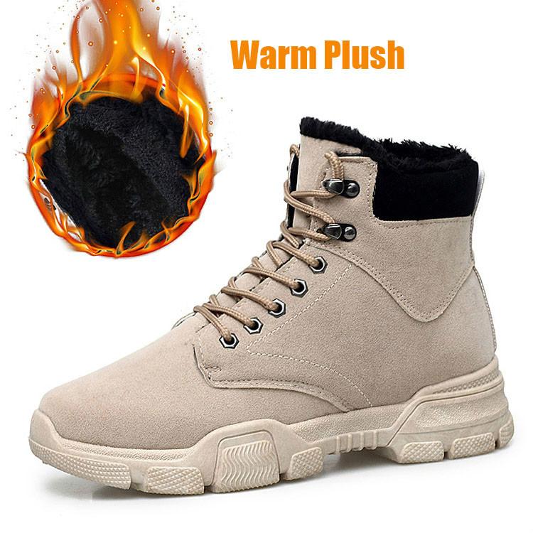 

Зимние новые мужские ботильоны, зимние ботинки, меховые плюшевые теплые уличные кроссовки, ботинки, мужские классические модные ботинки-дезерты, повседневные ботинки, Botas Hombre 49