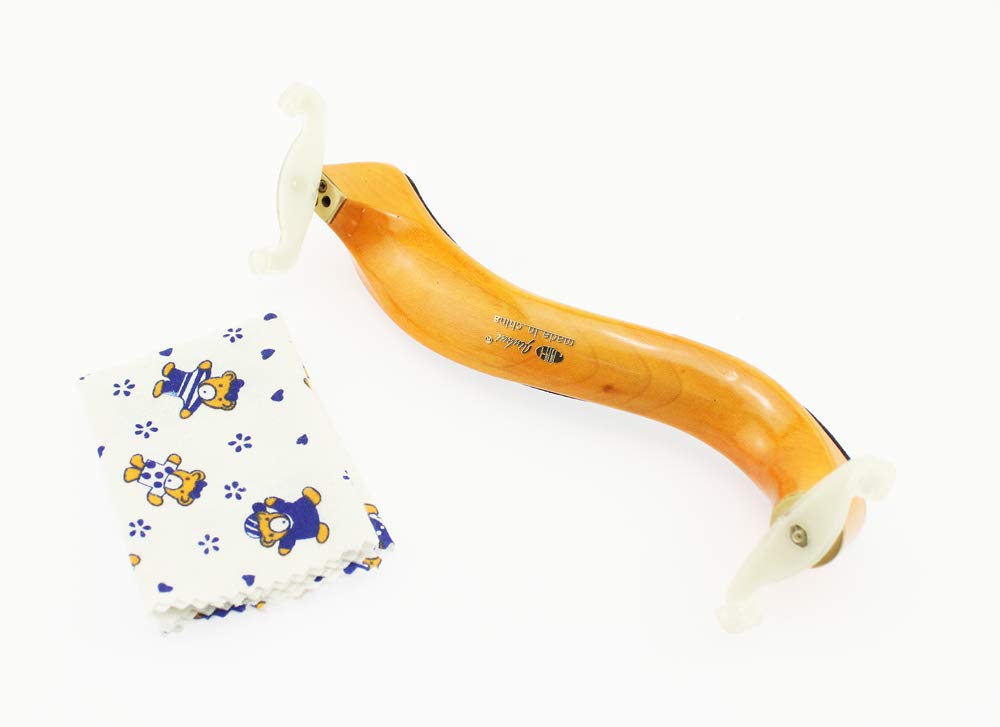 

Olive-G High-Quality Maple Wood Violin Shoulder Rest for Acoustic Effect, Natural Fit Arch Type, Includes Maintenance Cloth