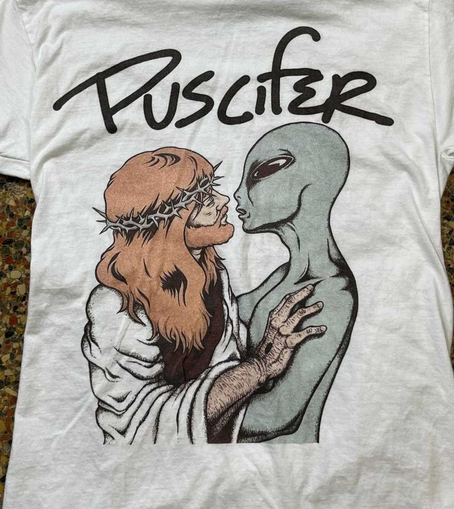 VTG Puscifer Band Collection Short Sleeve White All Size TShirt KK137 XXXXL