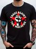 Unisexs Graphic Tshirt Trage Against The Machine Bold Print Regular Fit Casual Sports Tshirt Oversized T Shirt Harajuku