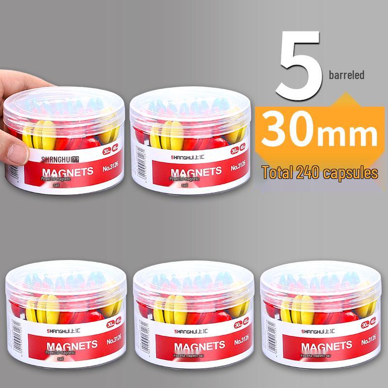 Colorful Round Magnetic Chalkboard Stickers with Strong Magnets for Whiteboards