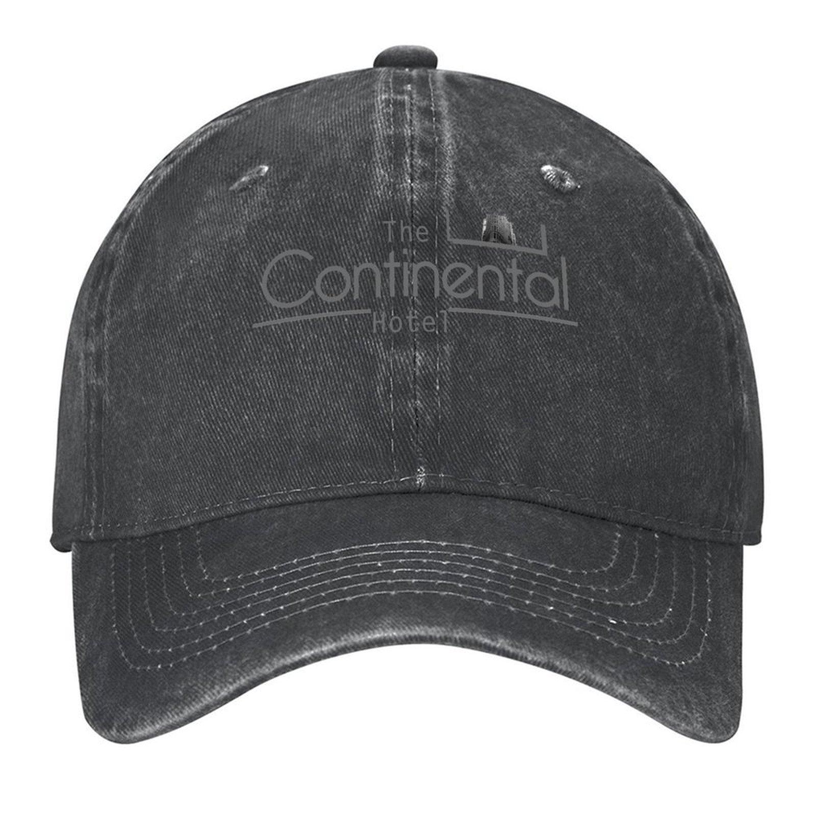

2026 Homage To John Wick, The Continental Hotel Logo Baseball Cap New Hat Hiking Hat Sports Cap Big Size Hat Caps Women Men s