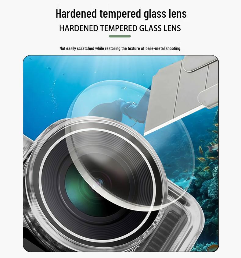 Caixa Estanque para Mergulho DJI Osmo Action 3/4/5 Pro para Câmera Esportiva.