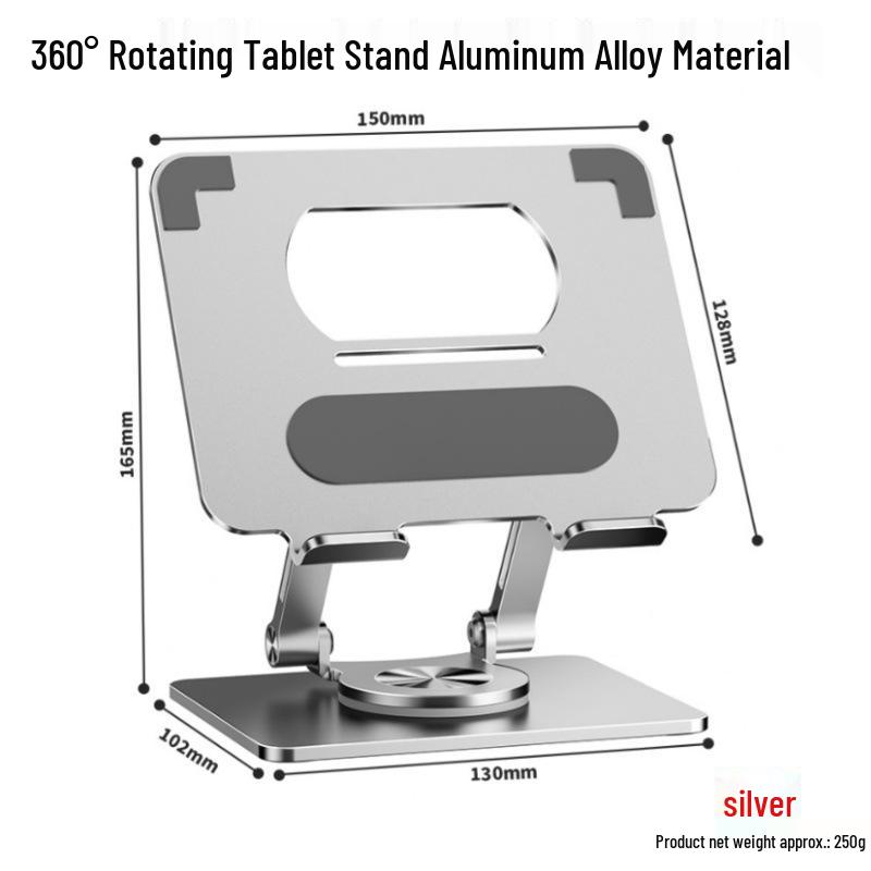 360° Rotating Tablet Stand for iPad, Phones, and Gaming Tablets