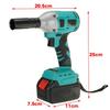 100-240V AC 880N.m Electric Brushless Impact Wrench Rechargeable Cordless 1/2 Socket Wrench Tool With 1 Battery