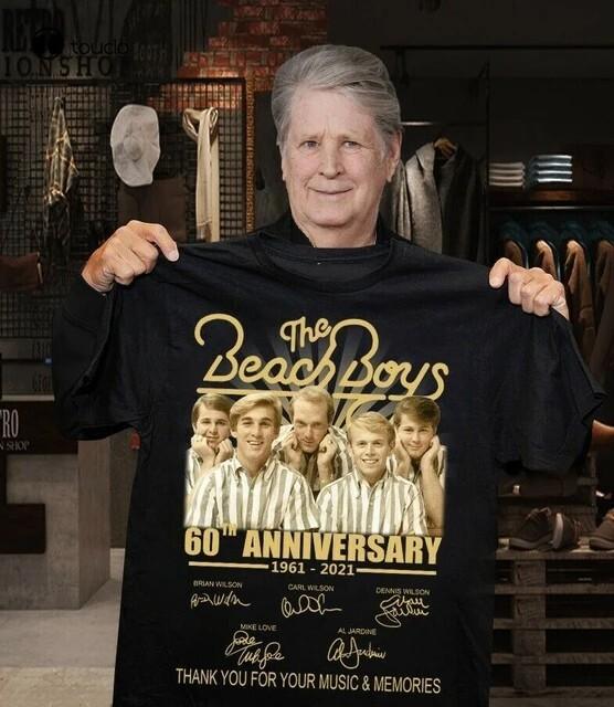 New Brian Wilson The Beach Boys Gift For Fans Unisex S-5XL Shirt 12D80 Unisex T-Shirt Graphic Tee S