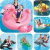 Intex Pvc Inflatable Ride-on Animal Swim Floats For Kids And Adults With Fun Designs