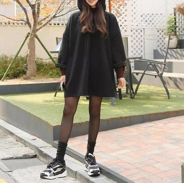 

Женские свободные свитера с длинным рукавом и V-образным вырезом, женские топы, однотонные толстовки XXL чёрный