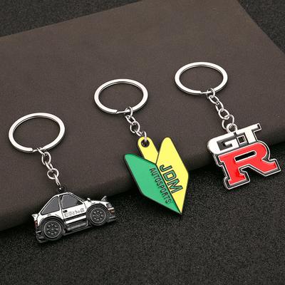 Auto Styling Auto Keyring Keychain Metal Key Ring Key Chain Case For Nissan Gtr Skyline Zinc Alloy Grill Keychain Car Accessorie