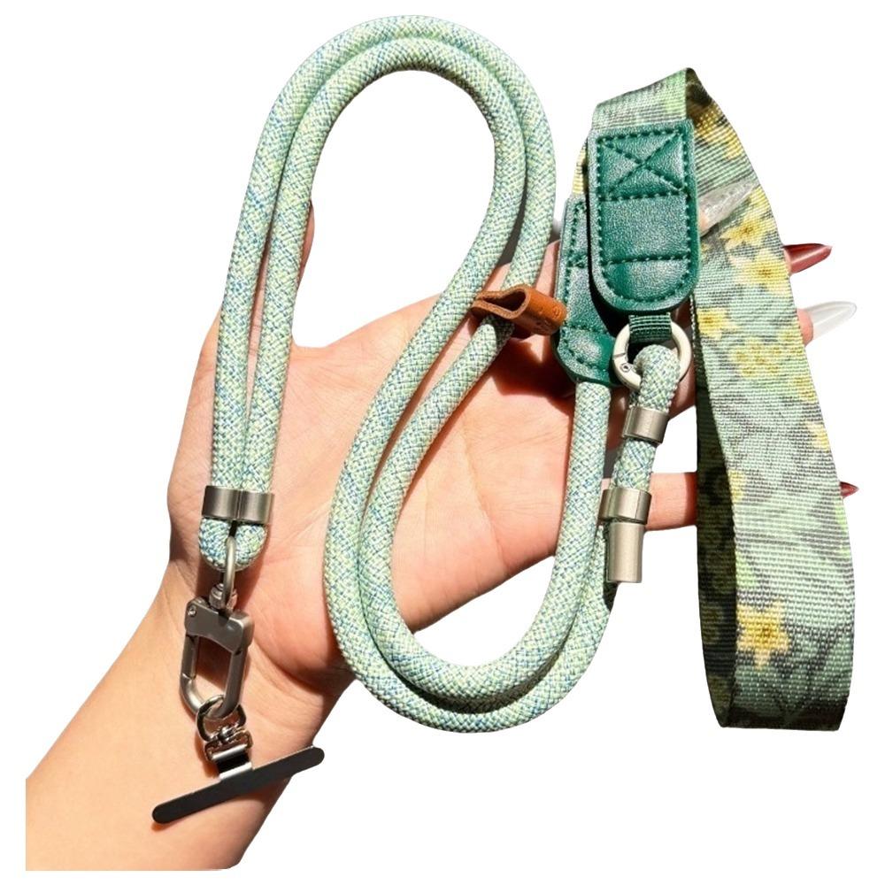 Metal Hook Phone Lanyard 360 Degree Rotation Long Hanging Rope  for Phone Case