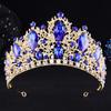Water Drop Shape Tiara Hair Crown Rhinestone Bridal Wedding Crown Hair Accessories  Party Event
