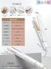 Iletile (Iletile) [Developed by Hairstylists] Straightening Iron, Negative Ion, 2-Way, No Steam Explosion, Mini Type, Pearl White