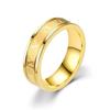 Stylish Roman Numeral Engraved Stainless Steel Ring