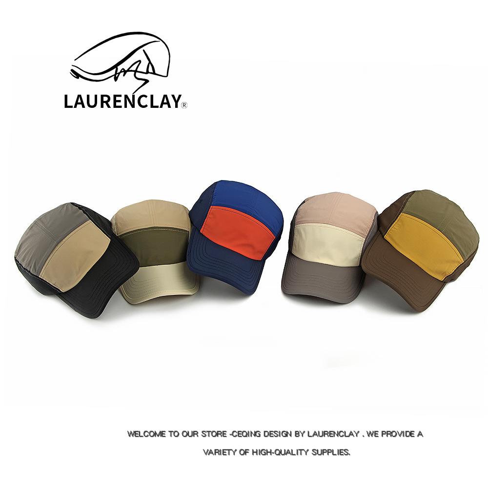 Popular Cool and Quick-drying Sports Baseball Cap Men's Multi-color Splicing Outdoor Camping Cap Adjustable Cap Women
