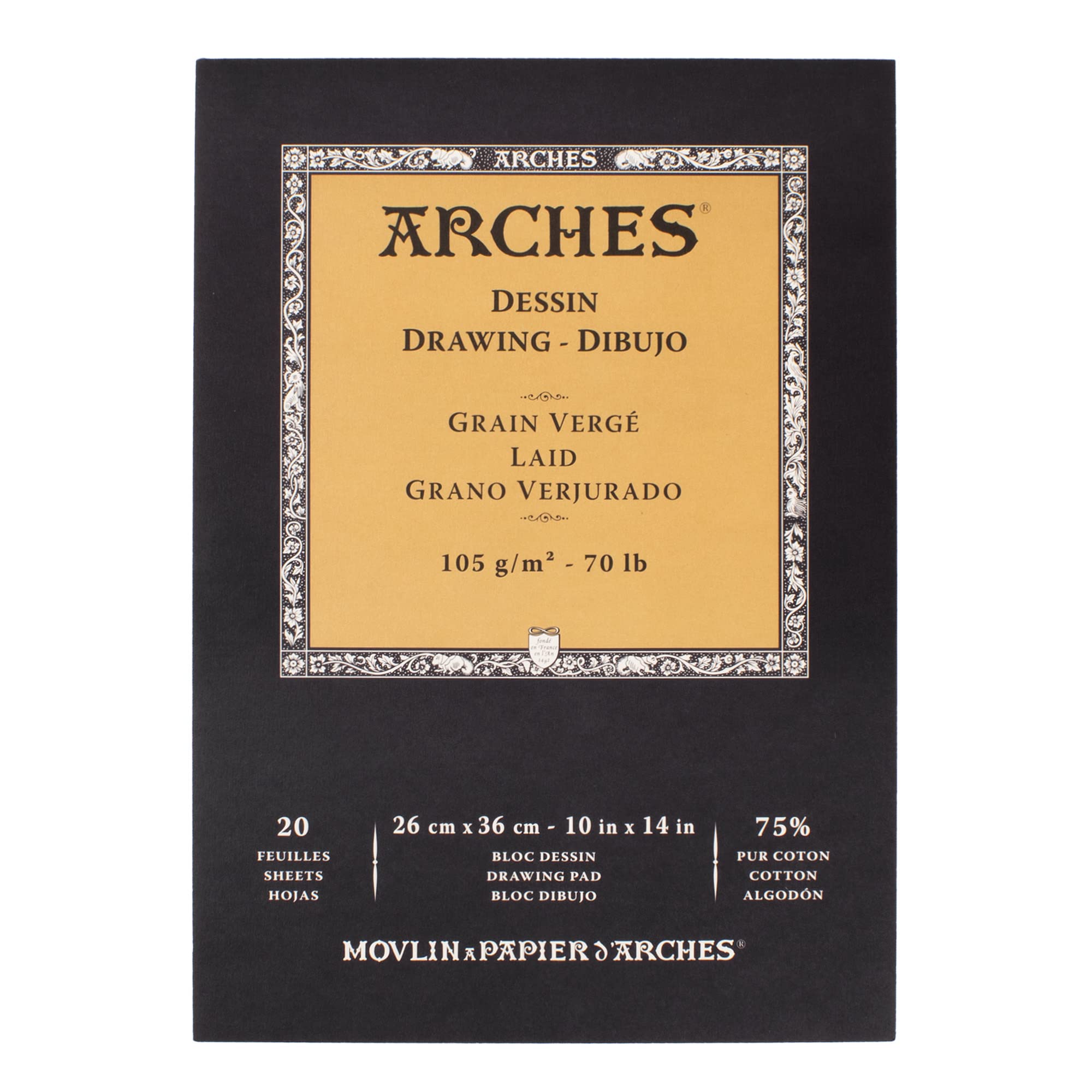 

Arches Sketch Pad 26X36cm 20 sheets 105g/m2 (39563101)