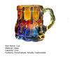 Guitar Art Mug 11oz Musical Coffee Cup 3D Guitar Shaped Glass Mug Painted Collection Gifts for Music Lovers