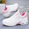 Mesh Breathable Sports Shoes, Casual Lace-up Shoes with Air Cushion, Non-fatiguing Running Shoes.