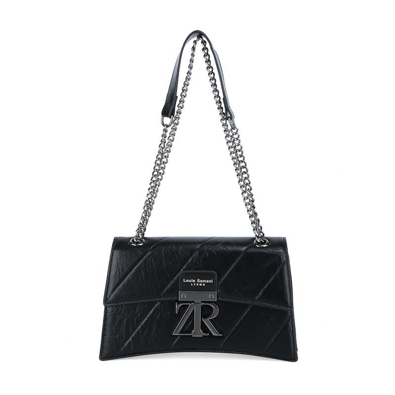 

Light luxury fashion rhombus embroidered thread small square bag 2025 autumn new Korean version chain underarm bag texture shoulder bag чёрный