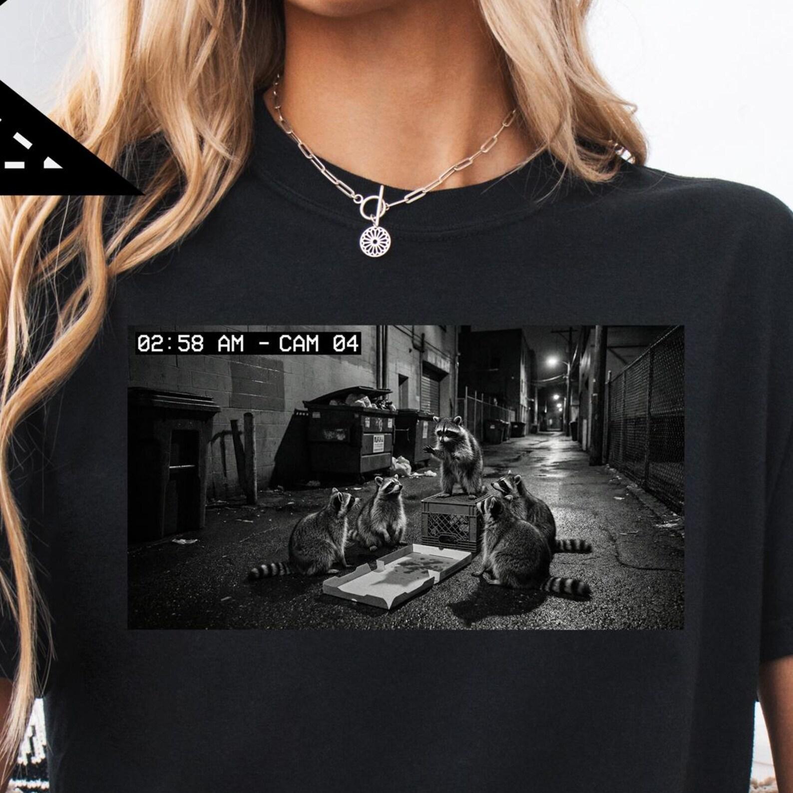 Raccoon Gang Meme Shirt, Funny Raccoon Gang Comfort Colors® Shirt: Sarcastic Meme Tee, Vintage 90s Y2K Graphic Tee L