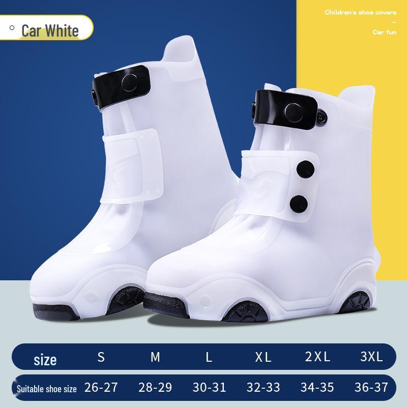 Waterproof Non-slip Silicone Rain Boot Covers for Kids & Adults