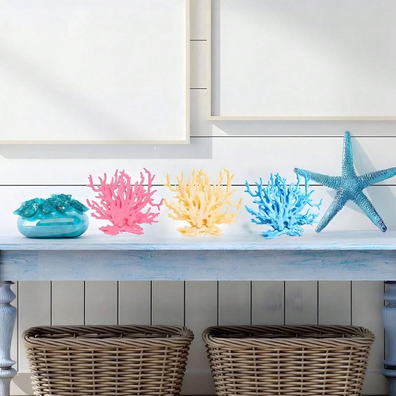 1pcs Artificial Coral, PVC Imitation Coral Reef Decoration, Artificial Aquarium Decoration Coral, Small Fish Tank Decoration Coral