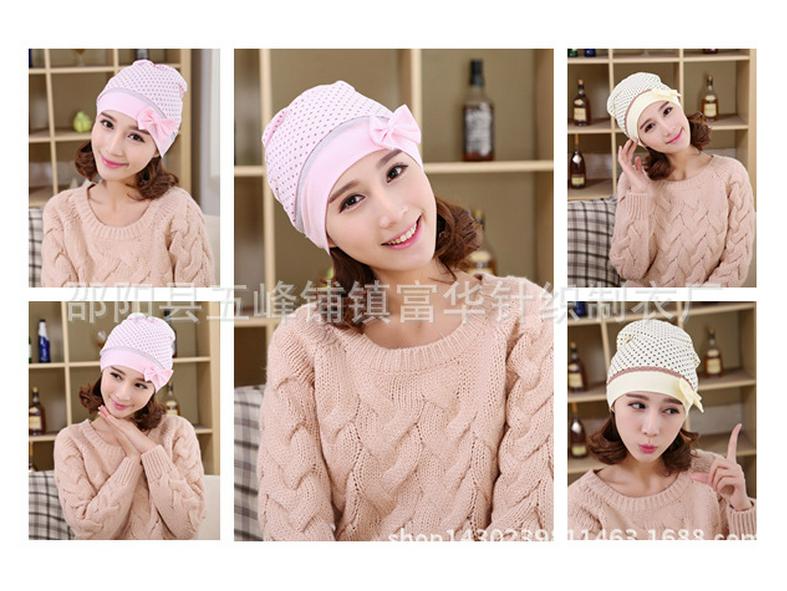 

Корейская шляпа в стиле бант на весну-лето послеродовая - Чистый хлопок лайкра, Широкие поля, Дышащая для беременных