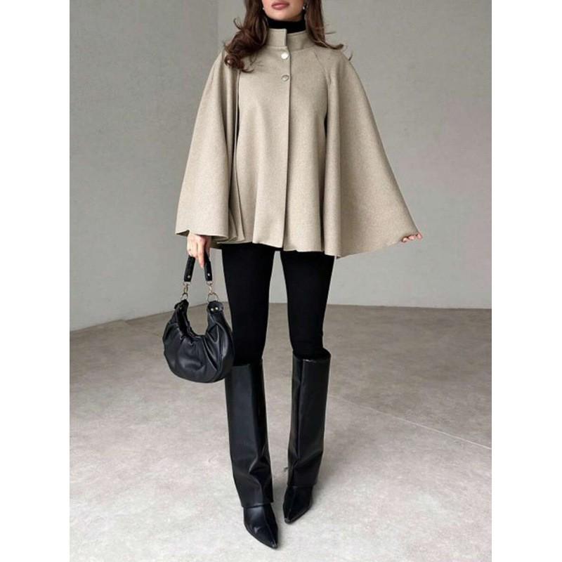 Womens Oversized Cape Coat 2026 Winter