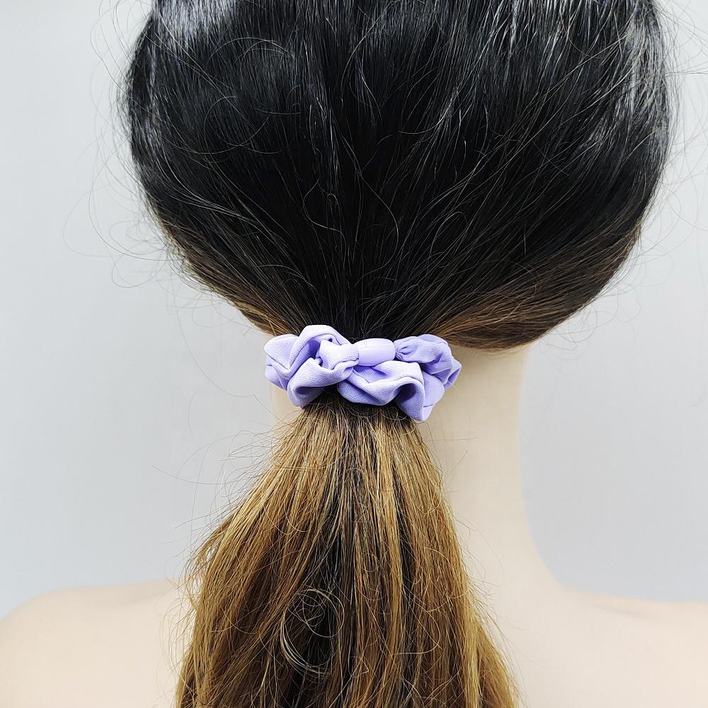 MIO New Style Leopard Pattern Hair Scrunchies Set Shining Matte Fabric Hair Accessories Hair Bands