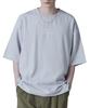 WEGO Short Sleeve Pullover Layered Loose Streetwear Korean Size Light Gray Men's 3-Piece T-Shirt Set, Shirt, Outfit, Spring/Summer Outfit, Fit, Style,