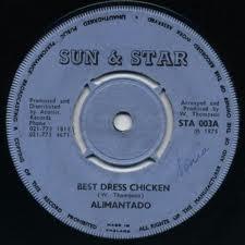 7inch Record DR. ALIMANTADO Best Dress Chicken She WrengEp STA003 Sun Star 1975 UK Reggae Ska Dub Used