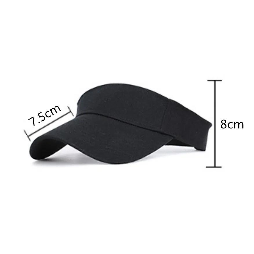 Men Women Adjustable Tennis Caps Sport Headband Classic Sun Sports Visor Hat Running Caps Tennis Beach Hat Outdoor Sports Hat