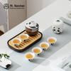Nanshan Mr. Hand-painted Ceramic Kung Fu Tea Set