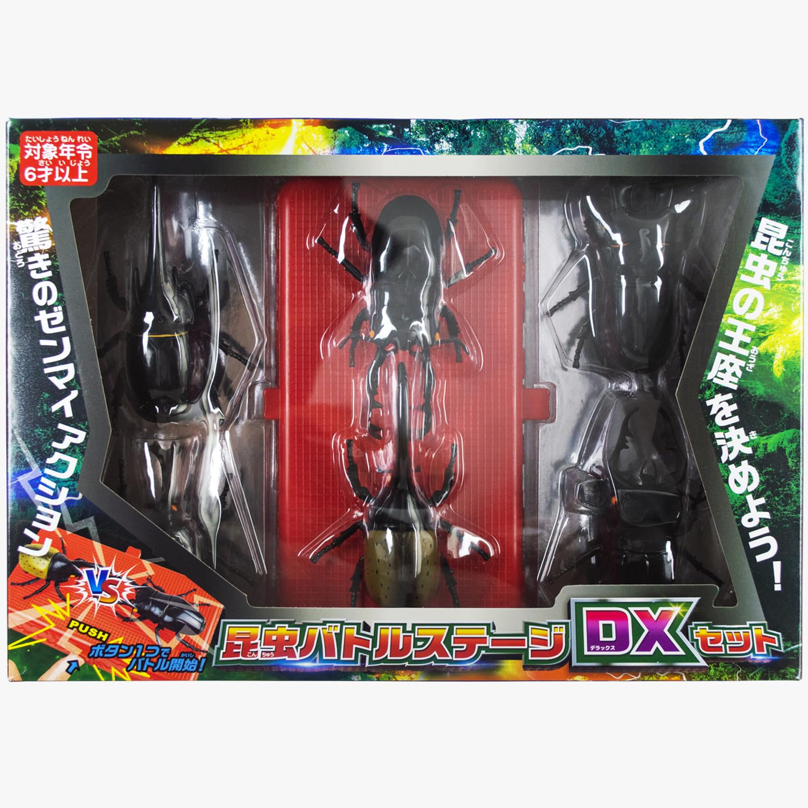 

The Access Insect Toy Battle Stage Deluxe Rhinoceros Miyamakuwa Hercules Giraffe Stag Neptune and Grandis Stag Beetle Set Beetle, Beetle, Beetle,