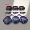 AJV1 4PCS 54/56/60/65/68mm Wheel Center Caps For Ford Fiesta Mondeo Fusion Explorer Escape Focus Kuga Rim Hubcap Cover Badge