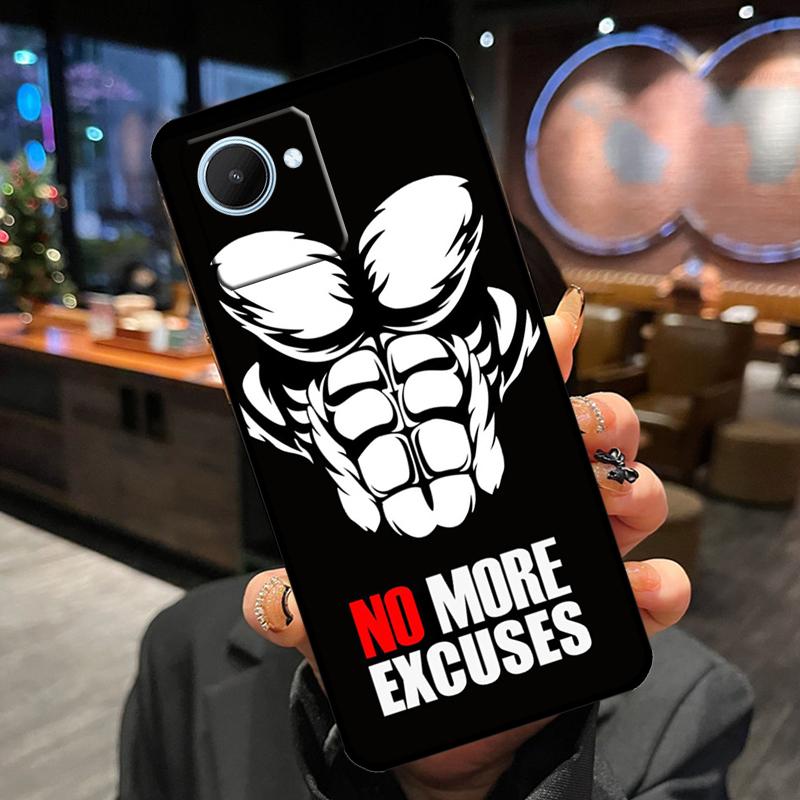 Bodybuilding Gym Fitness Case For Realme 13 Pro Plus 12 11 14 15 GT6 GT7 Pro C15 C35 C53 C55 C61 C63 C65 C67 C71 C75