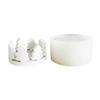 Silicone Tealight Candle Holder Mold Christmas Tree Flower Tealight Candle Bases Silicone Mold for Crafting Projects