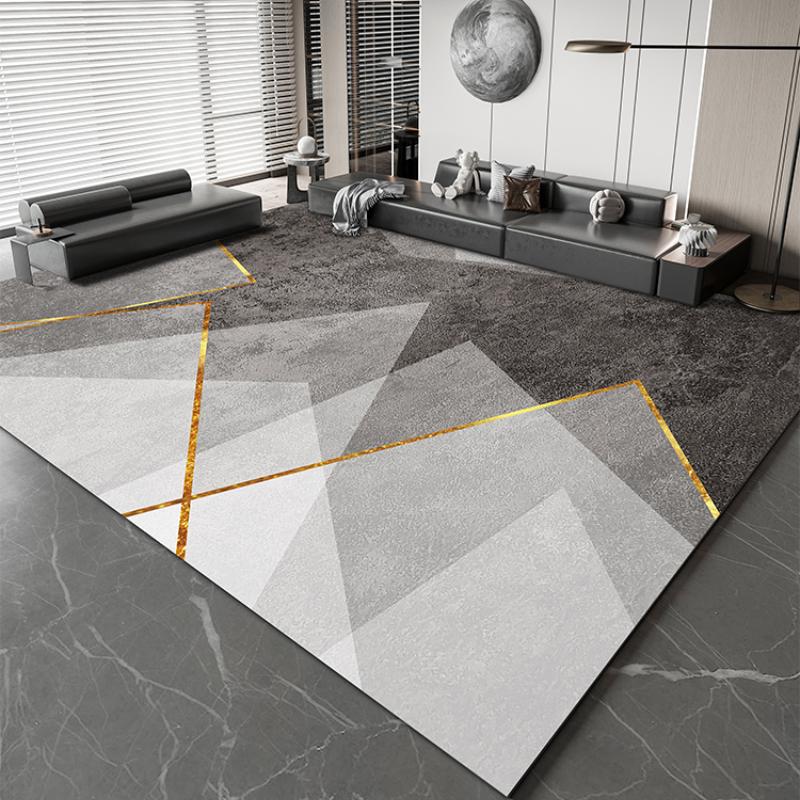 Light Luxury Study Rug Large Area Nordic Style Carpets for Living Room Minimalist Bedroom Decor Bedside Carpet Home Washable Mat