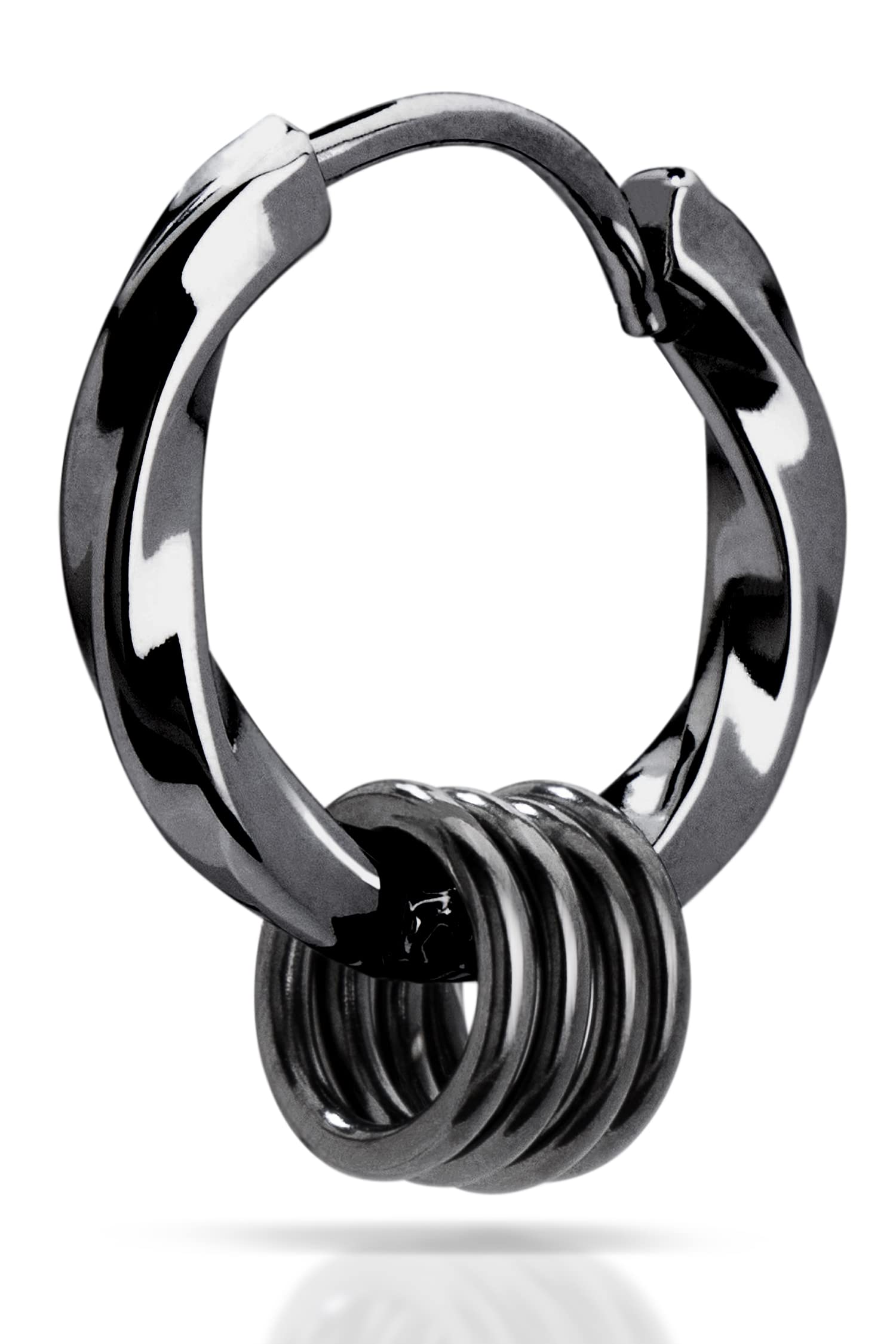 

Серьги aliba Серьги-кольца Хирургическая нержавеющая сталь Гипоаллергенные серьги Серьги-кольца Одно ухо Мужские Мужские